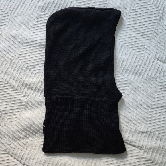 NWOT Wrap Life Satin-Lined Black Knit Balaclava, One Size - Picture 3 of 5